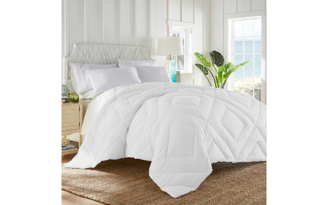  Waterwashed Down Alternative Comforter, White, King - Not Available