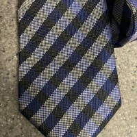 Tommy Hilfiger Men’s Classic Ground Plaid Silk Tie (Navy)