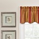 Traditions By  Valances for Windows-Stripe Ensemble Rod Pocket Curtains for Kitchen and Living Room
