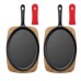  Cast Iron Fajita Set, 2-pack
