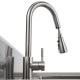  32″ x 16″ Stainless Steel Utility Sink with Pull-out Faucet