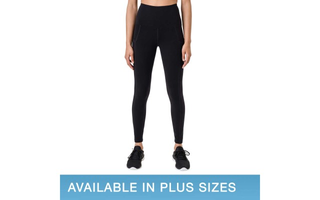 Ladies High Rise Tight, Black, 2X