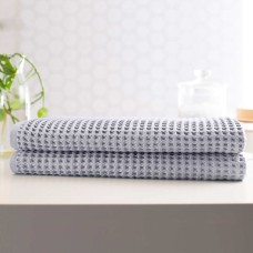 Turkish Towel Company Super-absorbant Japanese Waffle  2-Piece Bath Sheet Set31