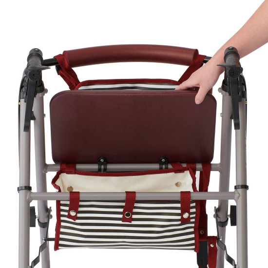 Ultralight Freedom Rolling Walker by , Red