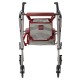 Ultralight Freedom Rolling Walker by , Red