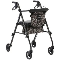 Ultralight Freedom Rolling Walker by Medline, Black