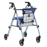 Ultralight Freedom Rolling Walker by Medline, Blue