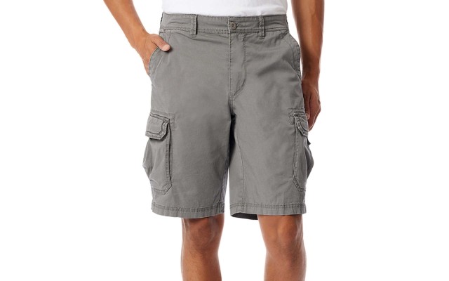  Men's Cargo Short, Gray, 30