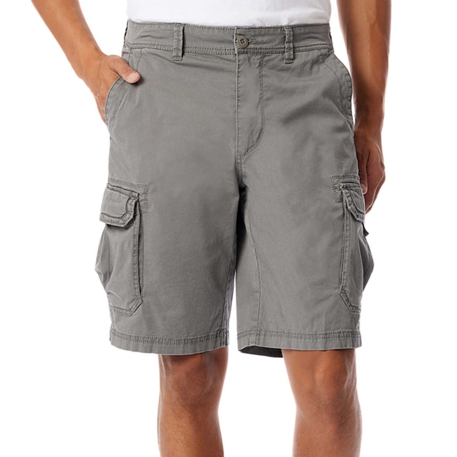 Unionbay Men's Cargo Short, Gray, 36