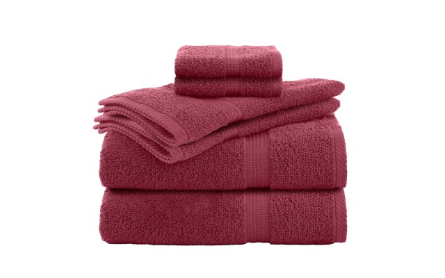 Utica Essentials 6-piece Towel Set, Brown