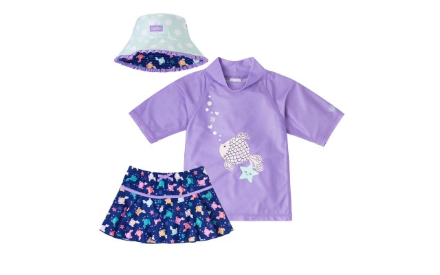  Kids' 3-piece Swim Set, Fish, One Color, 12-18 Months