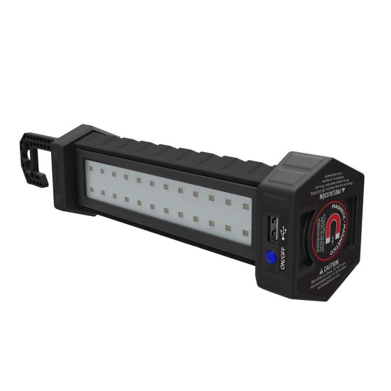 Vector 650 Lumen LED Portable Light Bar and Power Bank