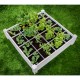  4’x4’x11″ Modular Vinyl Garden with Planting Grid 2-pack