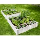  4’x4’x11″ Modular Vinyl Garden with Planting Grid 2-pack