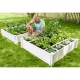  4’x4’x11″ Modular Vinyl Garden with Planting Grid 2-pack