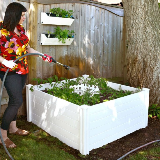 Vita Keyhole 4′ x 4′ Composting Garden Bed