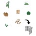 Vita Keyhole 6' x 6' Composting Garden Bed