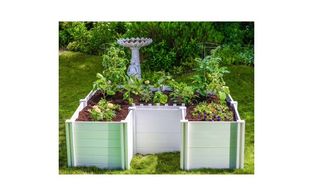 Vita Keyhole 6' x 6' Composting Garden Bed