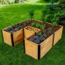 Vita Mezza 6' x 6' Keyhole Garden Bed