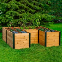 Vita Mezza 6' x 6' Keyhole Garden Bed