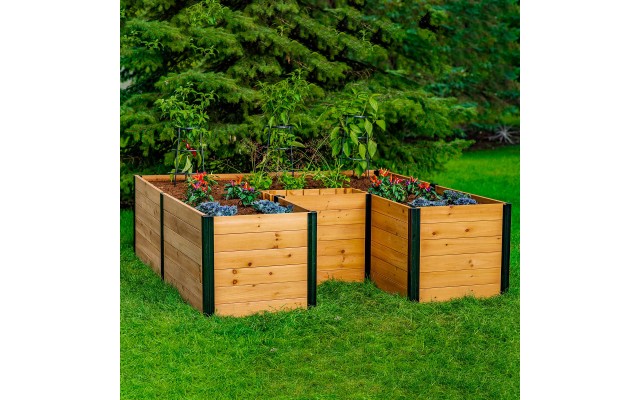 Vita Mezza 6' x 6' Keyhole Garden Bed