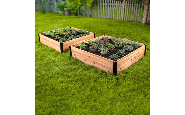 Vita Mezza Modular Garden Bed, 2-pack