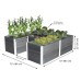 Vita Urbana 6' x 6' Composting Keyhole Garden Bed