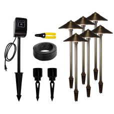 VOLT 6-piece Area Light Landscape Lighting Kit