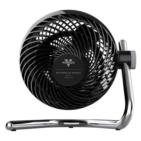  Pivot 6X Air Circulator, Black