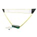  Portable Complete Badminton Set with Rackets and Birdies