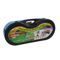 Water Sports Portable Complete Badminton Set with Rackets and Birdies