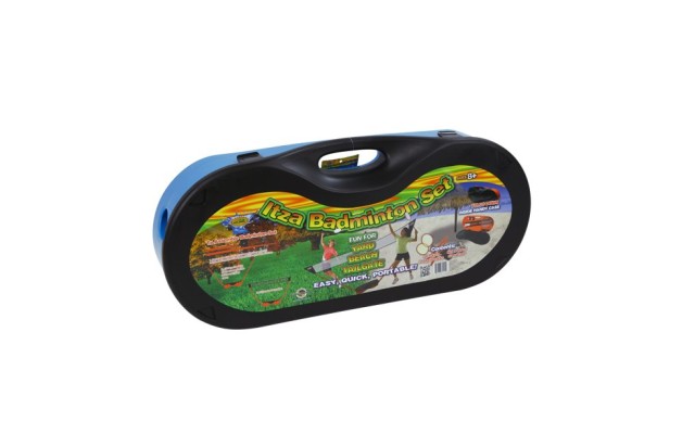  Portable Complete Badminton Set with Rackets and Birdies