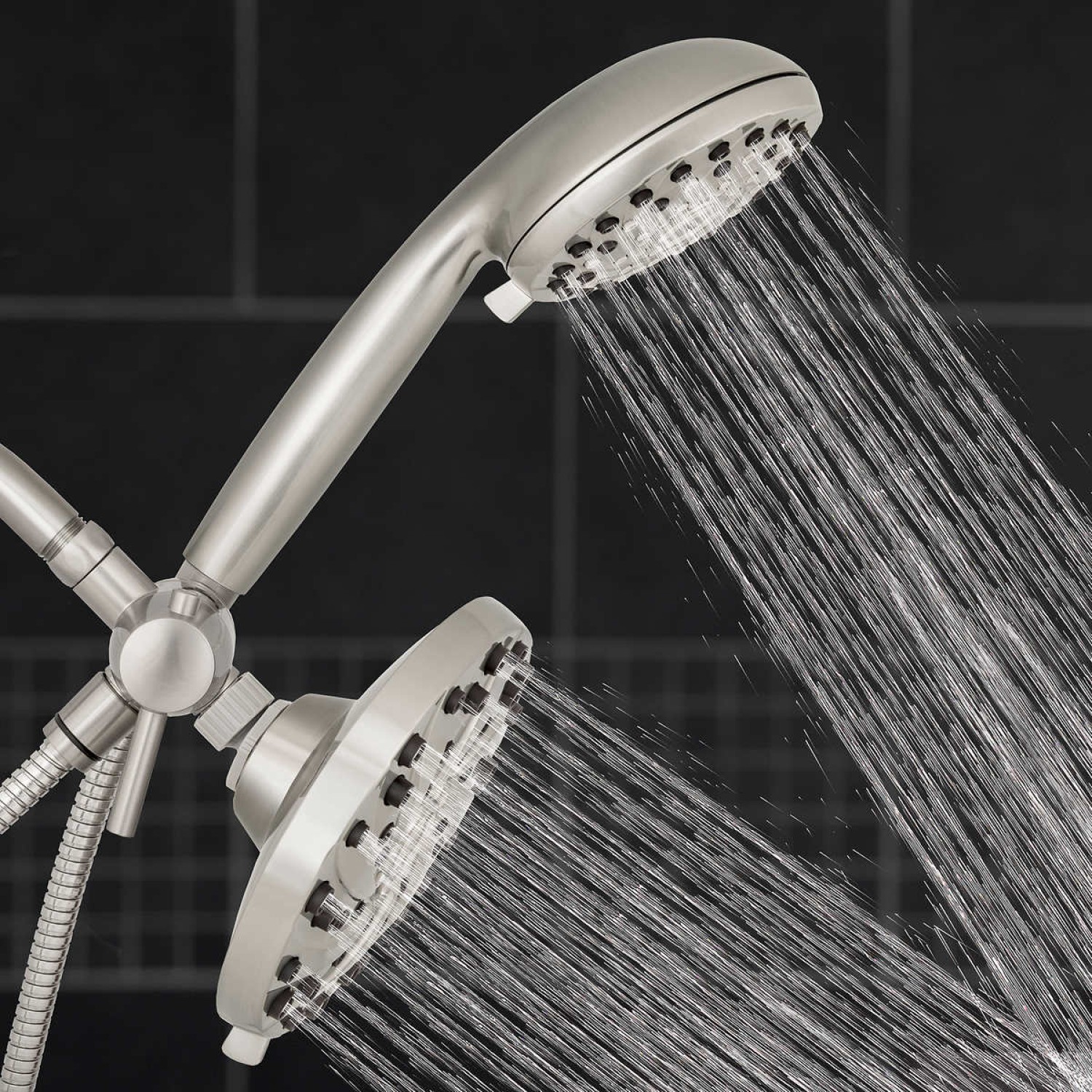 Waterpik Powerpulse Dual Showerhead with Slide Rail