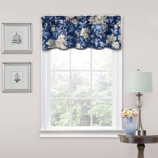 Waverly Forever Yours Rod Pocket Curtains for Kitchen and Living Room