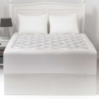 Weatherproof Vintage Home 400 Thread Count Cotton Mattress Pad, One Color, Queen