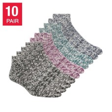 Weatherproof Vintage Ladies' Bootie Sock, 10 pair