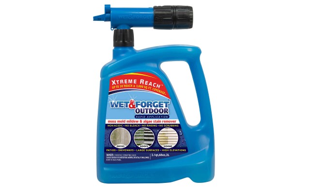 Wet & Forget 68oz Outdoor Hose End Moss Mold Mildew and Algae Stain Remover
