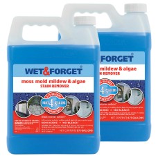 Wet & Forget Moss, Mold, Mildew & Algae Stain Remover 0.75-gallon, 2-pack