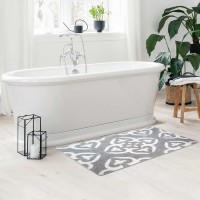 Whitley Willows Cotton Reversible Bath Mat, Green