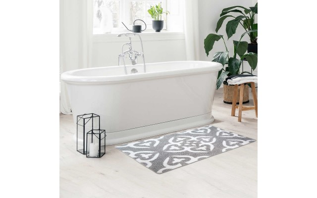  Cotton Reversible Bath Mat, Tan