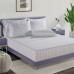  Antimicrobial 400 Thread Count Supima Cotton 6-Piece Sheet Set, Light Gray, California King