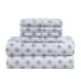  Antimicrobial 400 Thread Count Supima Cotton 6-Piece Sheet Set, Light Blue, California King