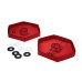  Supersized Vinyl Washer Toss, Outdoor Game- 6 Washers and 2 Targets