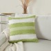 Woven Throw Pillow, Green
