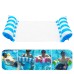2 Pack Inflatable Water Hammock, Air Mattress, Aqua Lounger & Floating Sleep Pillow for Swimming Pool or Beach – Foldable & Easy to Carry, 2 Pack (Green+Blue)