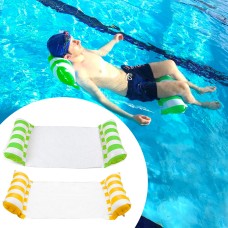 2 Pack Inflatable Water HammockAir MattressAqua Lounger & Floating Sleep Pillow for Swimming Pool or Beach – Foldable & Easy to Carry