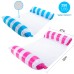 2 Pack Inflatable Water Hammock, Air Mattress, Aqua Lounger & Floating Sleep Pillow for Swimming Pool or Beach – Foldable & Easy to Carry, 2 Pack (Yellow+Pink)
