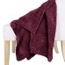  Chenille Throw, Red