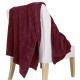 Chenille Throw, Red