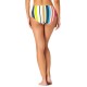 Clearwater Stripe Mid-Rise Bikini Bottoms, Multi, S